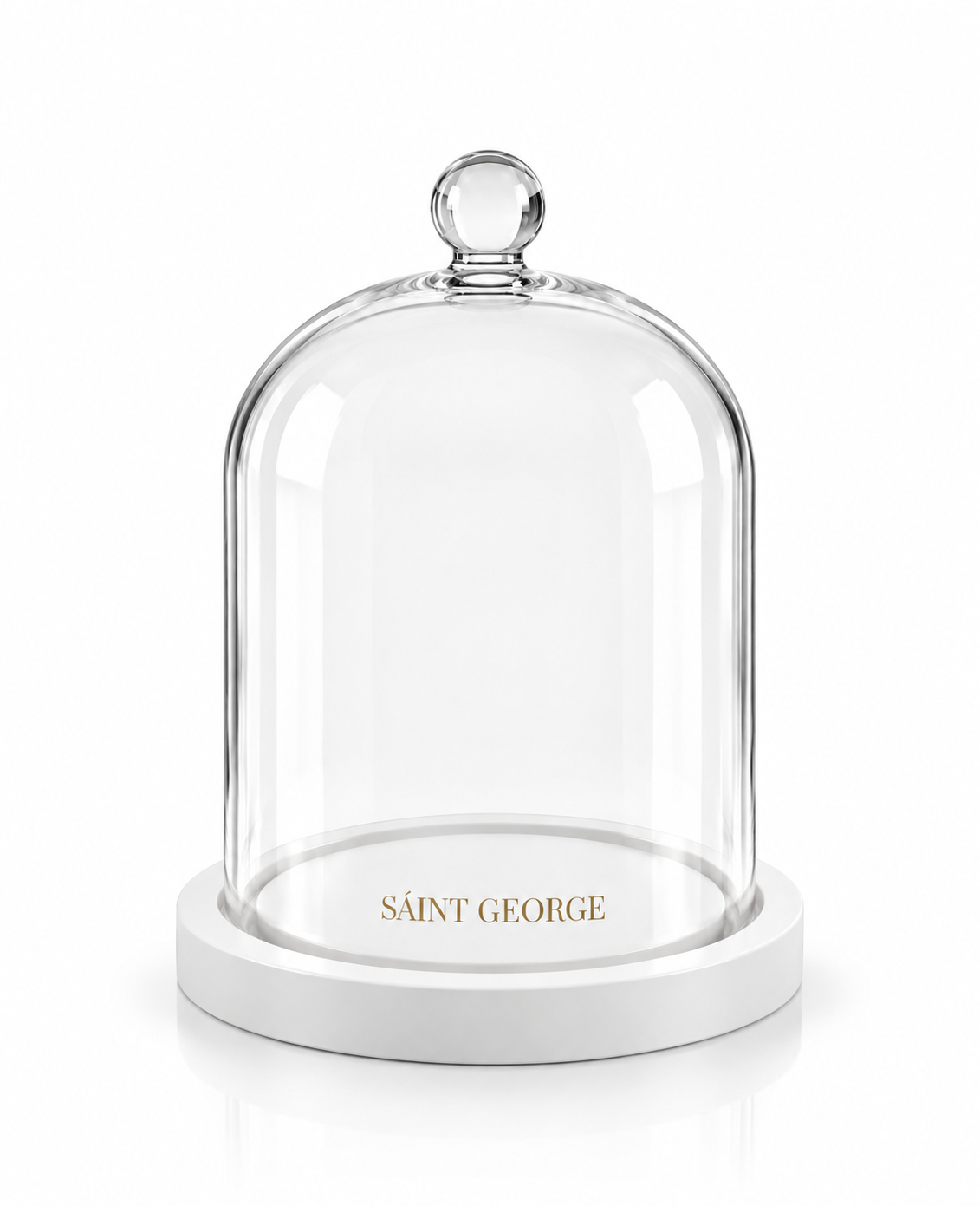 GLASS DOME - WHITE