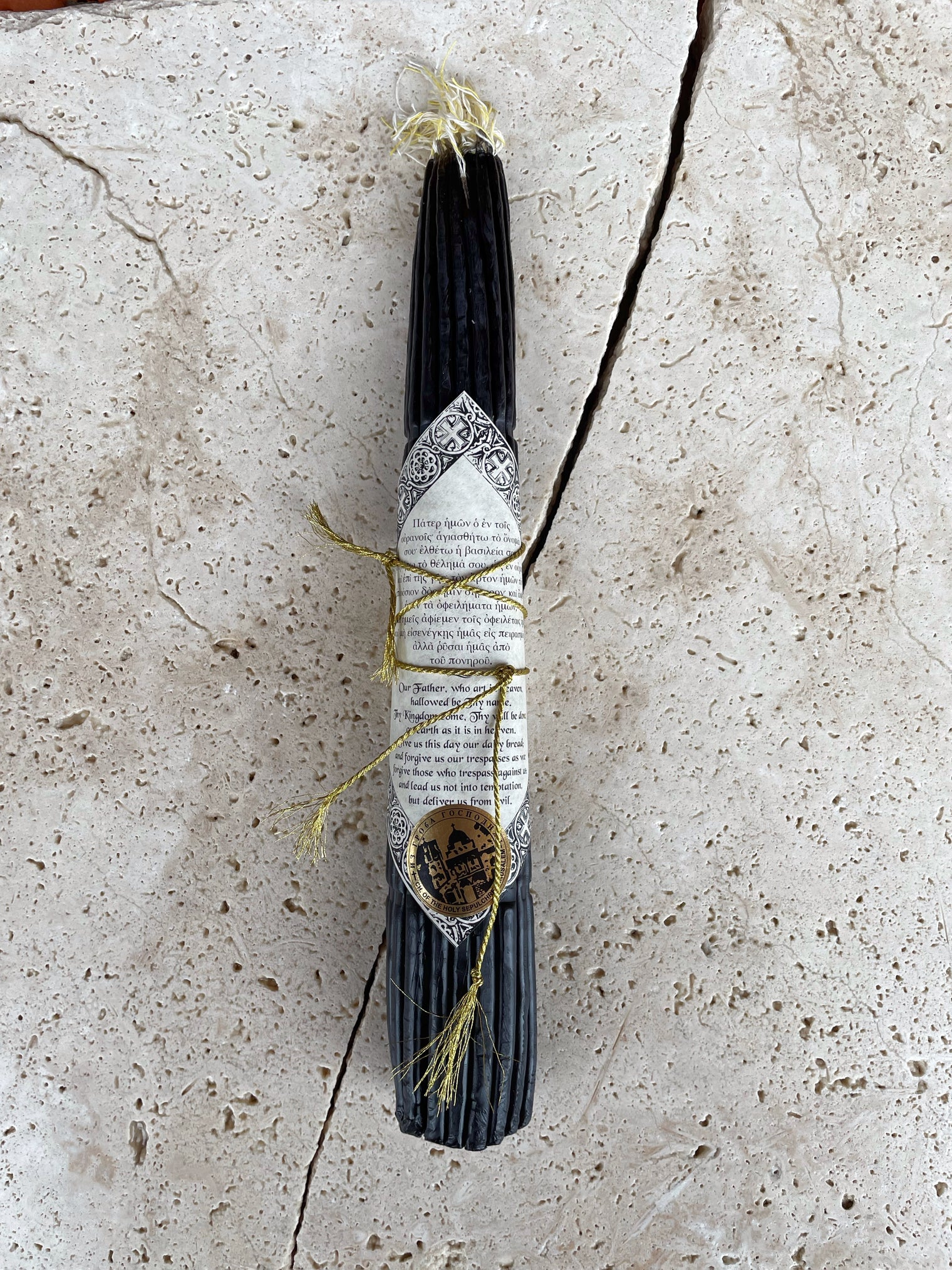 Jerusalem Candles - Black