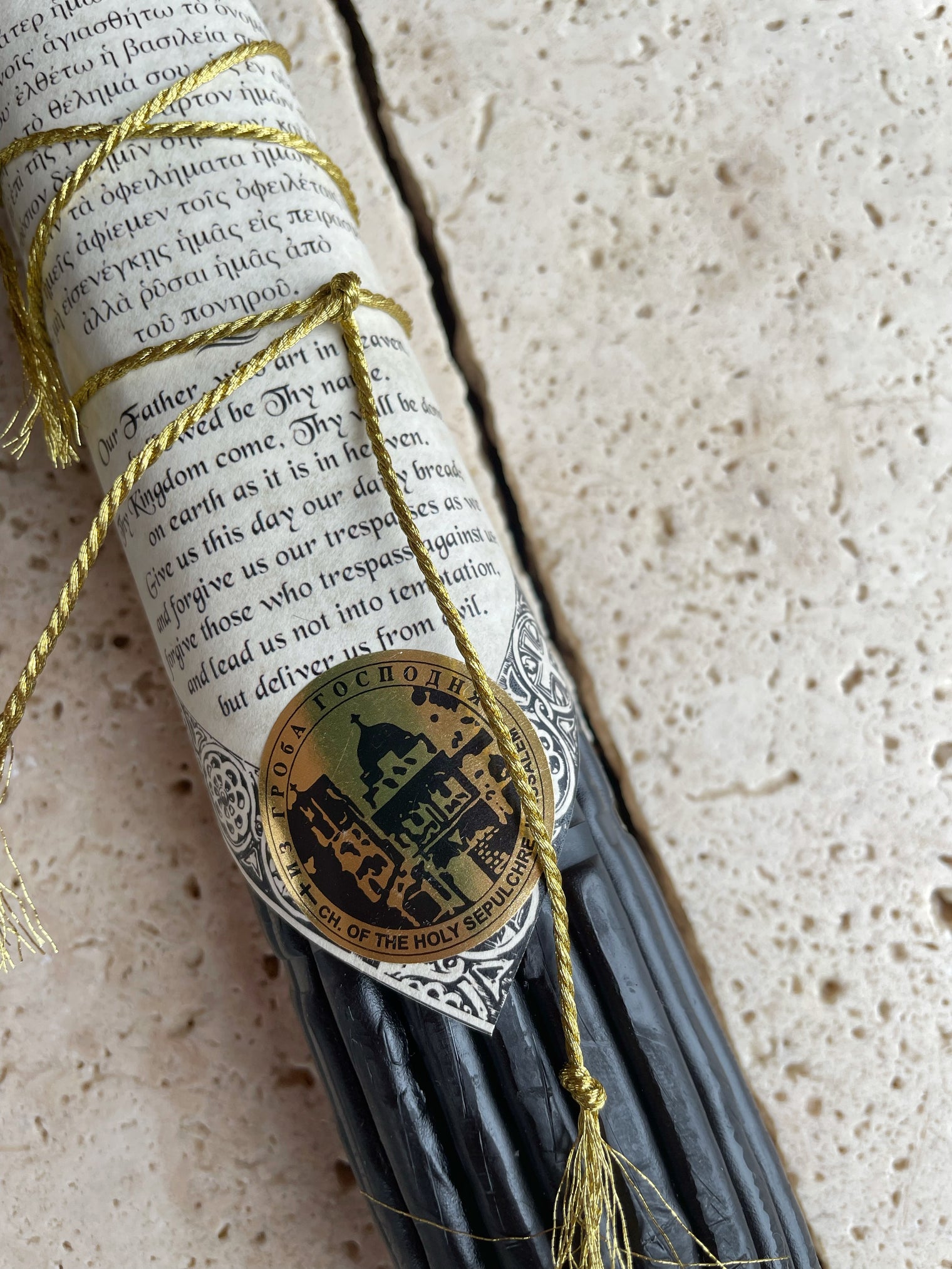 Jerusalem Candles - Black