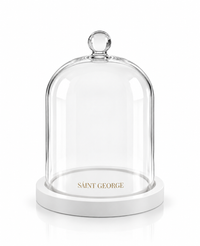 GLASS DOME - WHITE