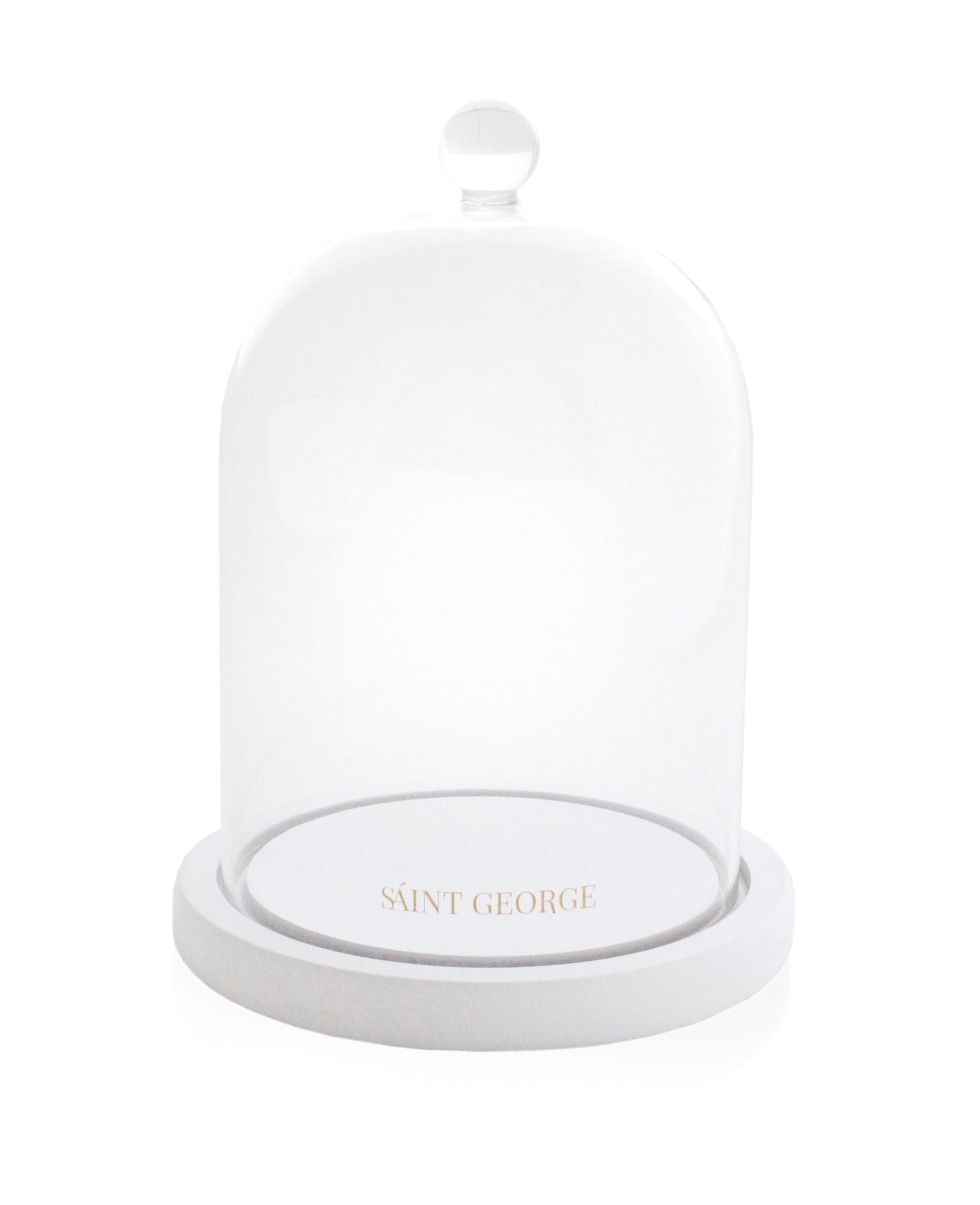 GLASS DOME - WHITE